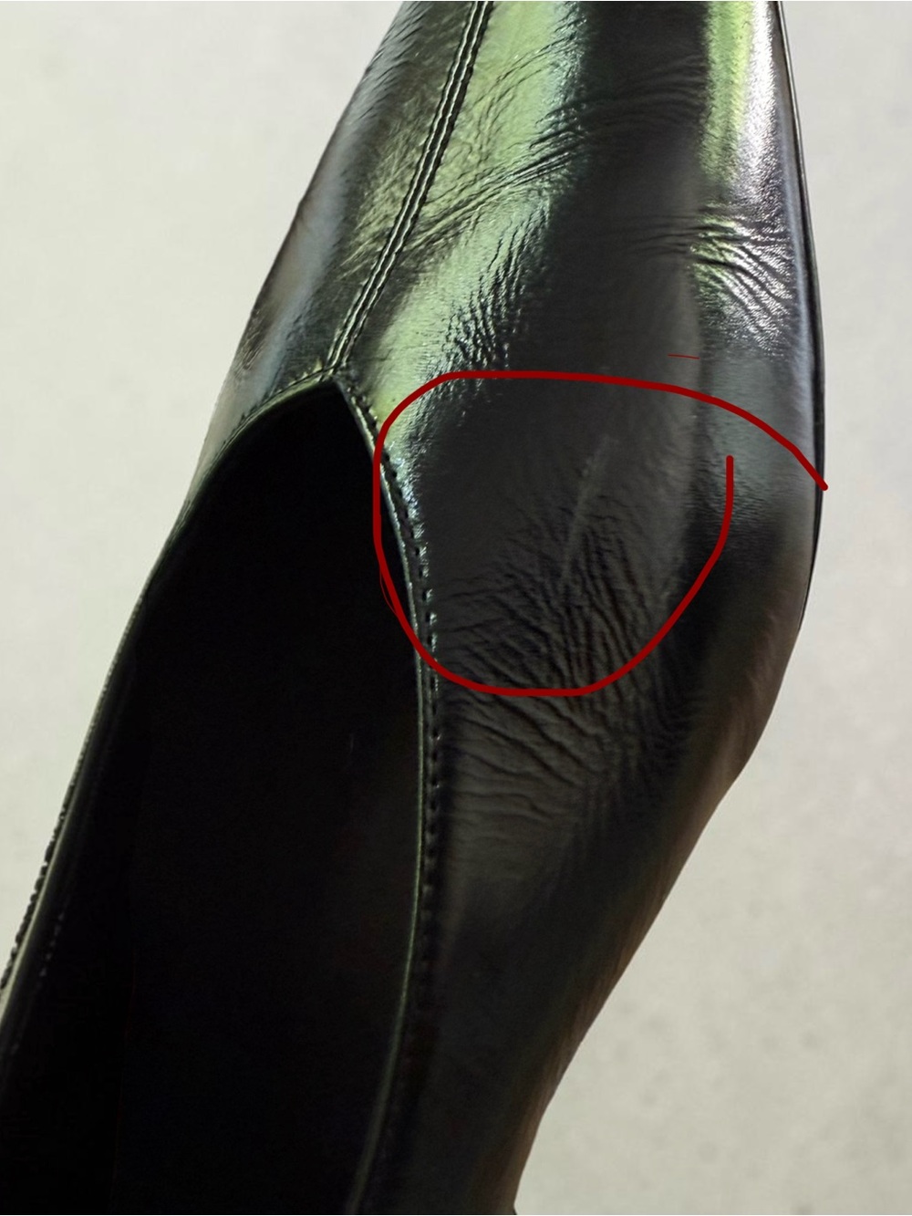 Saint Laurent Carolyn Leather Flats - Picture 11 of 11